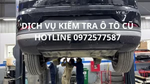 Dịch vụ kiểm tra xe cũ số 1 miền Bắc