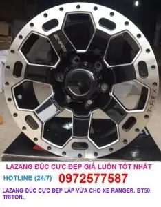 Lazang đúc cực đẹp lắp vừa xe bán tải HILUX, RANGER, BT50, TRITON
