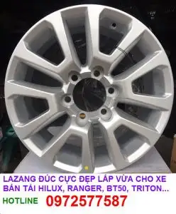 Lazang đúc cực đẹp lắp vừa xe bán tải HILUX, RANGER, BT50, TRITON