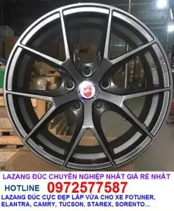 Lazang đúc cực đẹp lắp vừa cho xe FOTUNER, ELANTRA, CAMRY, TÚCON, STAREX, SORENTO