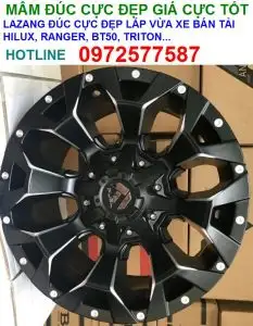 Lazang đúc cực đẹp lắp vừa xe bán tải HILUX, RANGER, BT50, TRITON