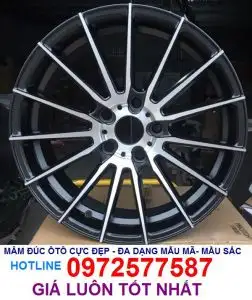 Mâm đúc ô tô cực đẹp đa mẫu mã